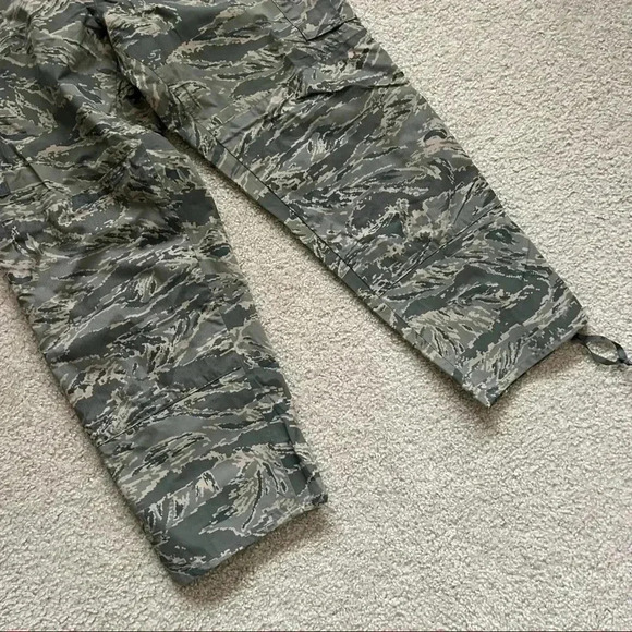 USAF Cold Weather Tiger Stripe Camouflage Trousers Pant XL Long SPM1C1-08-D-1041 - Picture 2 of 16